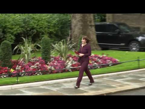 New ministers arrive at Downing Street for cabinet meeting