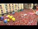 Start of the San Fermin festivities in Pamplona