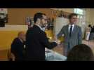 Elections: French PM Gabriel Attal votes in Vanves