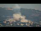 Smoke billows after Israeli strike on south Lebanon