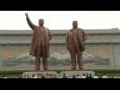 North Koreans pay tribute to Kim Il Sung ahead of nation founder's death anniversary