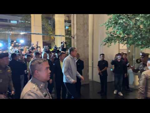 Thai Prime Minister arrives at hotel where six bodies were found