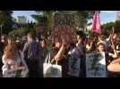 Hundreds protest in Warsaw after parliament rejects bill to decriminalise abortion assistance
