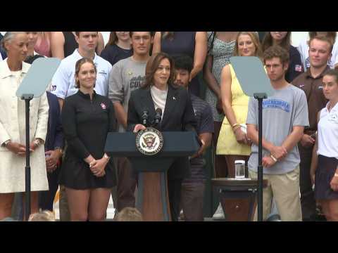 Harris hails Biden's legacy as 'unmatched in modern history'