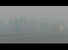 View of the Doha skyline ahead of Gaza ceasefire talks