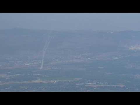 Israel’s Iron Dome intercepts incoming missile at Lebanon border
