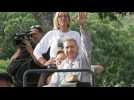 Venezuelan opposition candidate Gonzalez Urrutia drives across Caracas