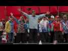 Venezuela's Maduro arrives at final campaign rally in Caracas