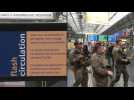 Images inside Paris train station amid disruptions to high-speed rail network