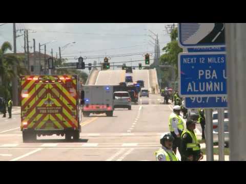 Netanyahu's motorcade leaves Trump's Mar-a-Lago