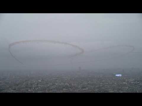 Patrouille de France draws heart over Paris in Olympic opening ceremony
