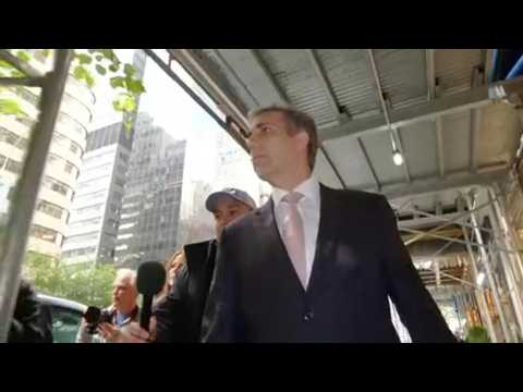 Trump's former key lawyer Michael Cohen leaves for court