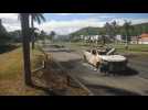 Torched vehicles in Noumea as New Caledonia under state of emergency