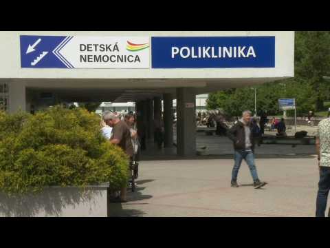 Scene outside hospital where Slovak PM is staying after being shot