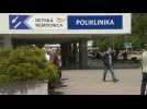 Scene outside hospital where Slovak PM is staying after being shot