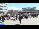 Supporters of Slovakian PM Fico gather at hospital where he is being treated