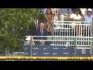 Donald Trump attends son Barron Trump high school graduation