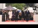 Arrival of the heads of state and government at the international D-Day ceremony