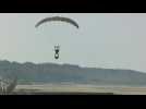 Paratroopers dropped on Omaha Beach marking 80th anniversary of D-Day