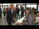 European elections: Raphael Glucksmann, leader of the Socialist Party (PS) list, votes