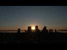 Sun rises over Stonehenge as revellers celebrate solstice