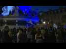 Dissolution of the French National Assembly: several hundred people gather in Paris