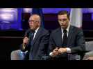 Bardella and Ciotti stand side by side in public for the first time since their alliance