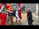 UK Princess of Wales arrives at Trooping the Colour, her first public event in six months