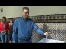 Spanish Prime Minister Sanchez casts vote on last day of EU elections