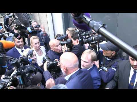 Reconquête leader Marion Maréchal arrives at RN HQ in Paris