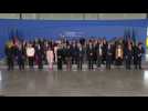 Zelensky, Europe leaders pose for photo at Ukraine recovery conference