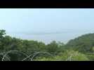 Border between North Korea and South Korea amid high tensions