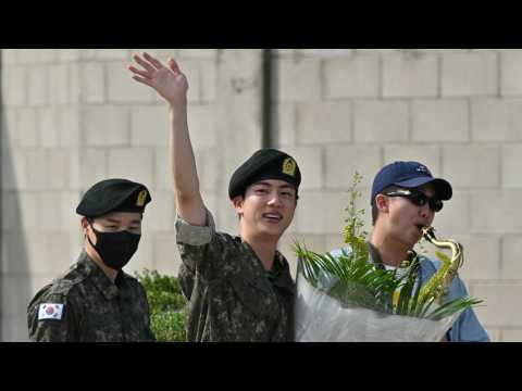 BTS star Jin finishes South Korean military service
