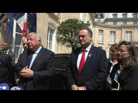 French Senate leader meets with Israeli Foreign Minister