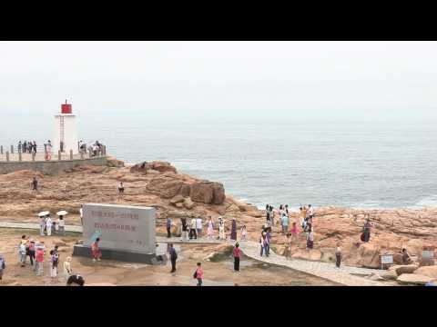 View from Pingtan as China begins second day of war games around Taiwan