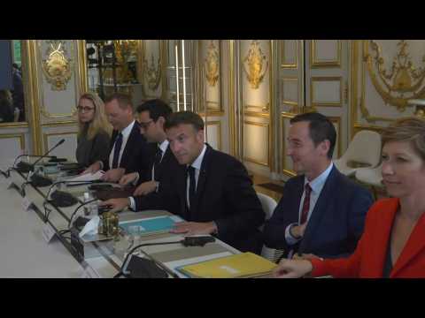 Macron hosts Arab foreign ministers for Gaza talks