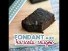 Fondant au chocolat et haricots rouges - sans gluten / sans lactose