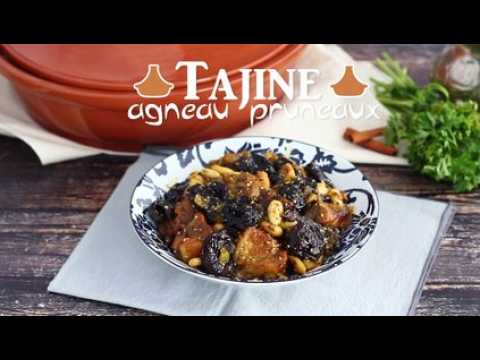 Tajine d'agneau aux pruneaux (étapes et vidéo)