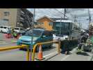 Japanese town begins erecting barrier to block Mt. Fuji view