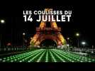 DANS LES COULISSES du 14 JUILLET à la TOUR EIFFEL (feux d'artifices, drones)