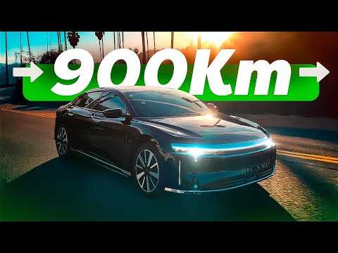 On a testé la LUCID AIR : La voiture électrique la PLUS AUTONOME en Europe (883 km)