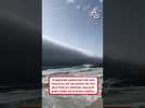 Un nuage rouleau de 150 KM sur les plages du Portugal ! #shorts